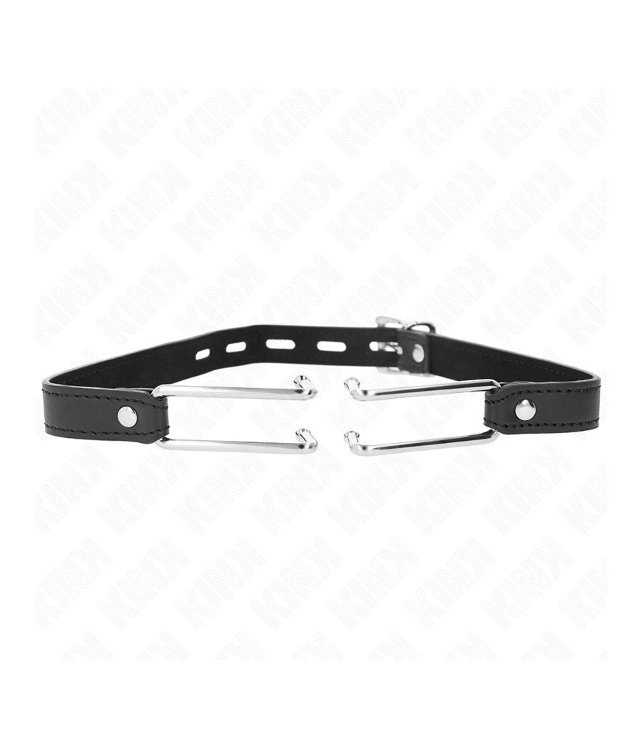 KINK - GANCIO IN METALLO 11.5 CM CON CINTURINO IN SIMILPELLE REGOLABILE 39-58 CM X 2 CM
