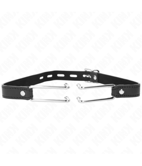 KINK - GANCIO IN METALLO 11.5 CM CON CINTURINO IN SIMILPELLE REGOLABILE 39-58 CM X 2 CM