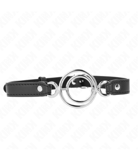 KINK - BAVAGLIO CON O-RING MULTIPLI 5 CM NERO 63 X 2,5 CM