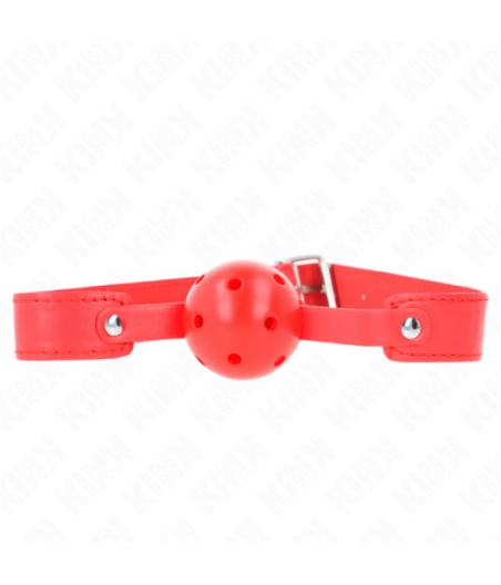 KINK - PALLA TRASPIRANTE ROSSA 4,5 CM BAVAGLIO 65 x 2,5 CM