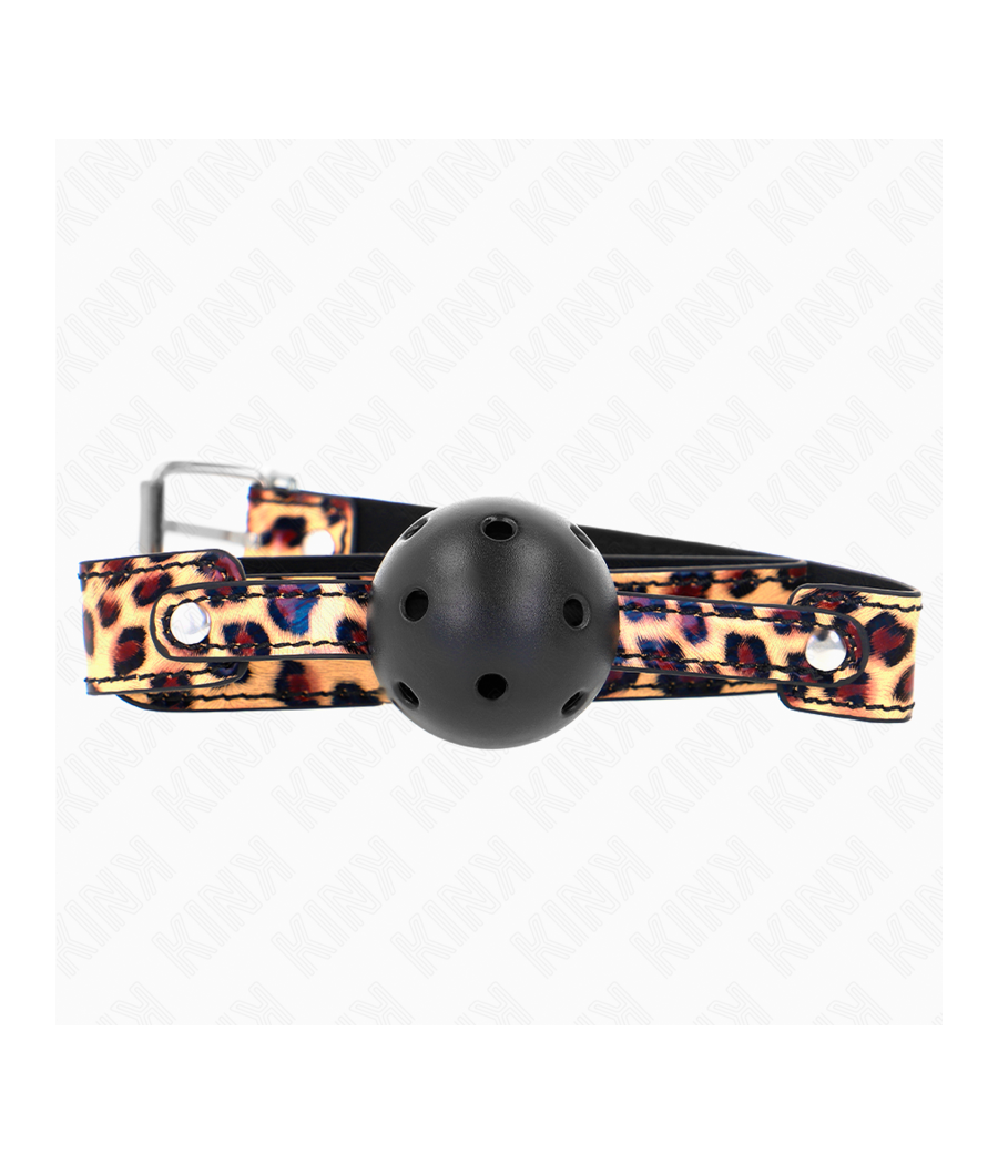 KINK - PALLA TRASPIRANTE LEOPARDO 4,5 CM BAVAGLIO 65 x 2,5 CM
