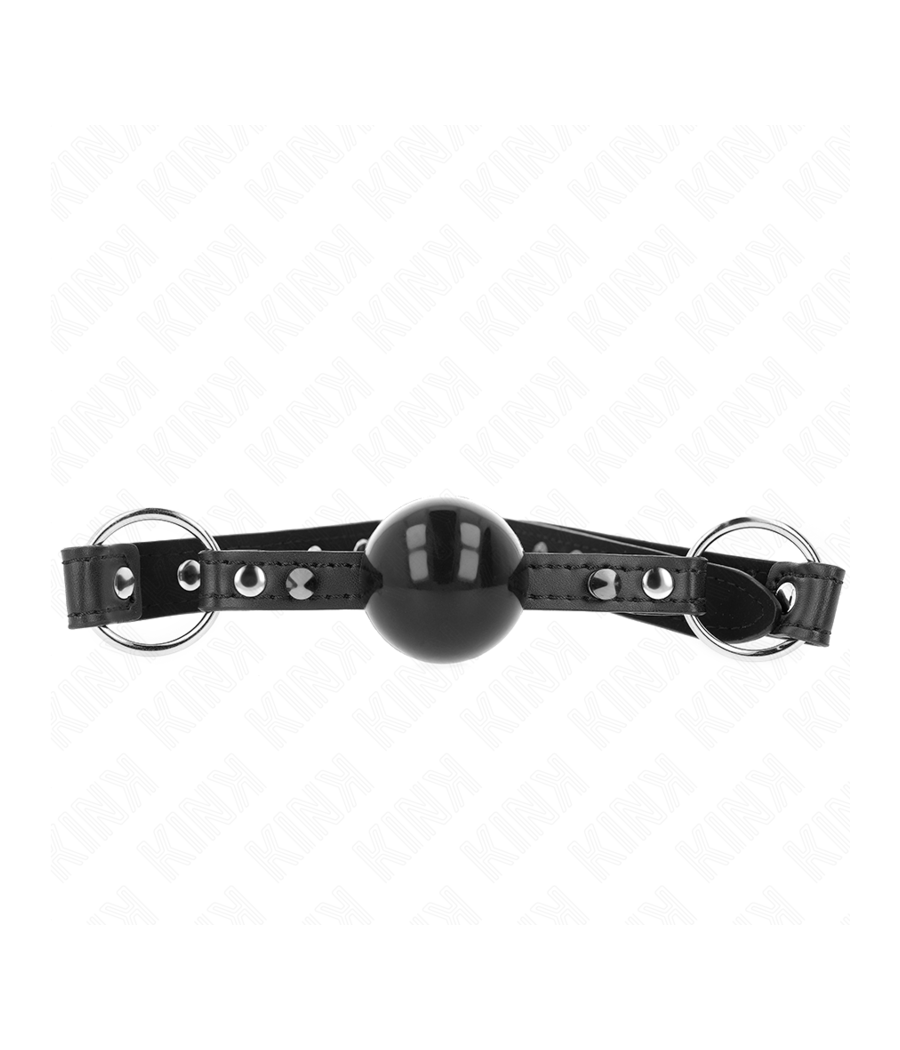 KINK - BALL GAG 4 CM CON RIVETTO PUNTA E CHIUSURA A SCATTO 65 x 2 CM