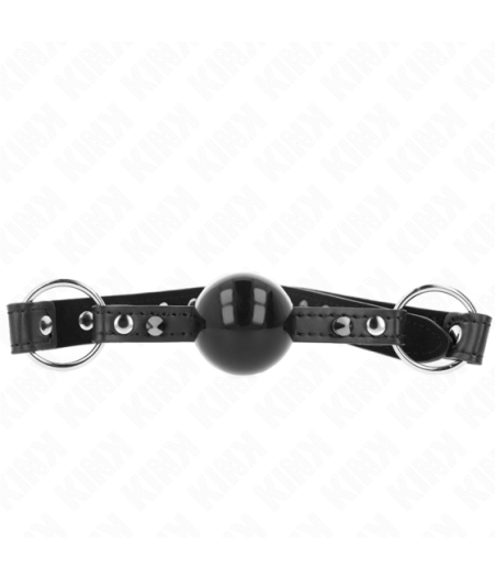 KINK - BALL GAG 4 CM CON RIVETTO PUNTA E CHIUSURA A SCATTO 65 x 2 CM