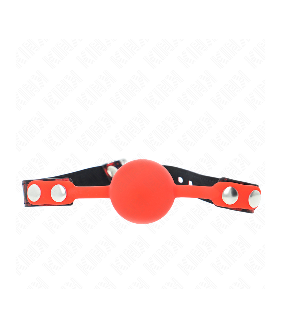 KINK - MODELLO 2 PALLA IN SILICONE 4 CM GAG CON SERRATURA 60 x 2 CM