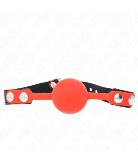 KINK - MODELLO 2 PALLA IN SILICONE 4 CM GAG CON SERRATURA 60 x 2 CM