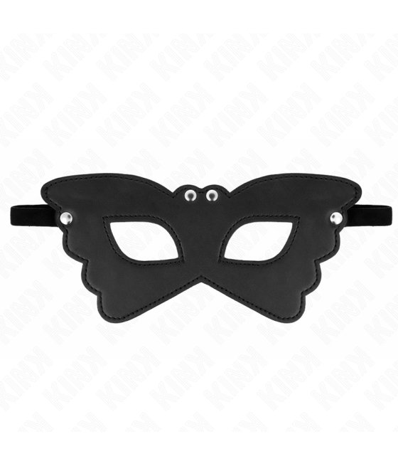 KINK - MASCHERA IN SIMILPELLE A FORMA DI FARFALLA 20 x 9 CM