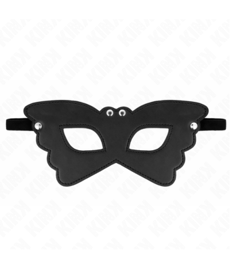 KINK - MASCHERA IN SIMILPELLE A FORMA DI FARFALLA 20 x 9 CM