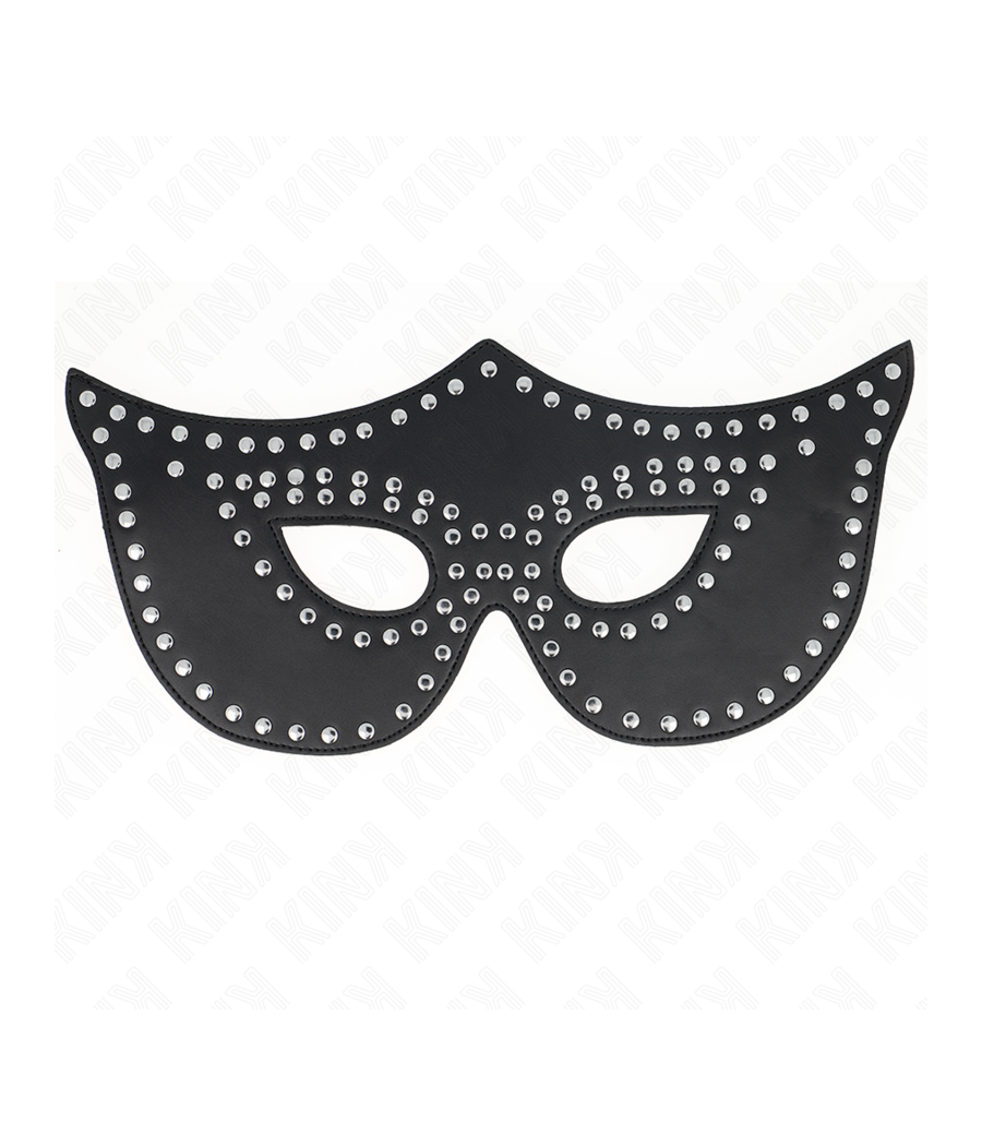 KINK - MASCHERA IN SIMILPELLE CON RIVETTI MODELLO 2 30 x 12 CM