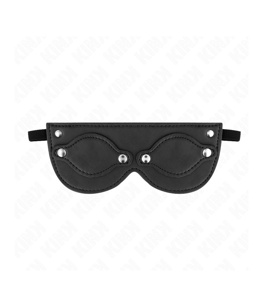 KINK - MASCHERA IN SIMILPELLE CON COPRI OCCHI RIMOVIBILI 22 x 9 CM