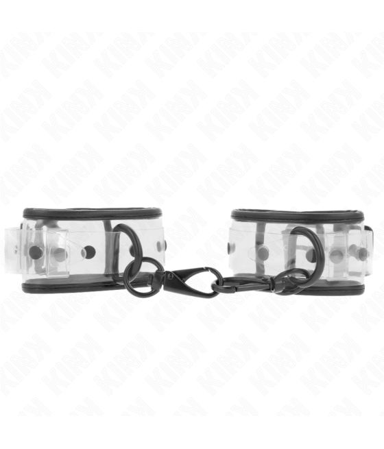 KINK - POLSINI DA POLSO TRASPARENTI REGOLABILI 18-30 CM X 5,5 CM