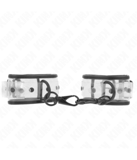 KINK - POLSINI DA POLSO TRASPARENTI REGOLABILI 18-30 CM X 5,5 CM