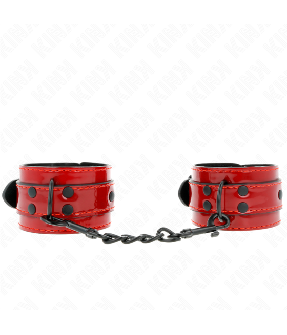 KINK - POLSINI DA POLSO ROSSO SCURO 23 X 5 CM