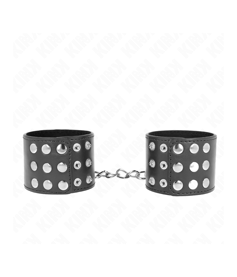 KINK - RESISTENZA DA POLSO CON CHIUSURA A SCATTO NERA REGOLABILE 19-24 CM X 5,5 CM