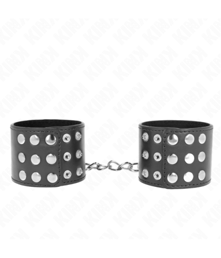 KINK - RESISTENZA DA POLSO CON CHIUSURA A SCATTO NERA REGOLABILE 19-24 CM X 5,5 CM
