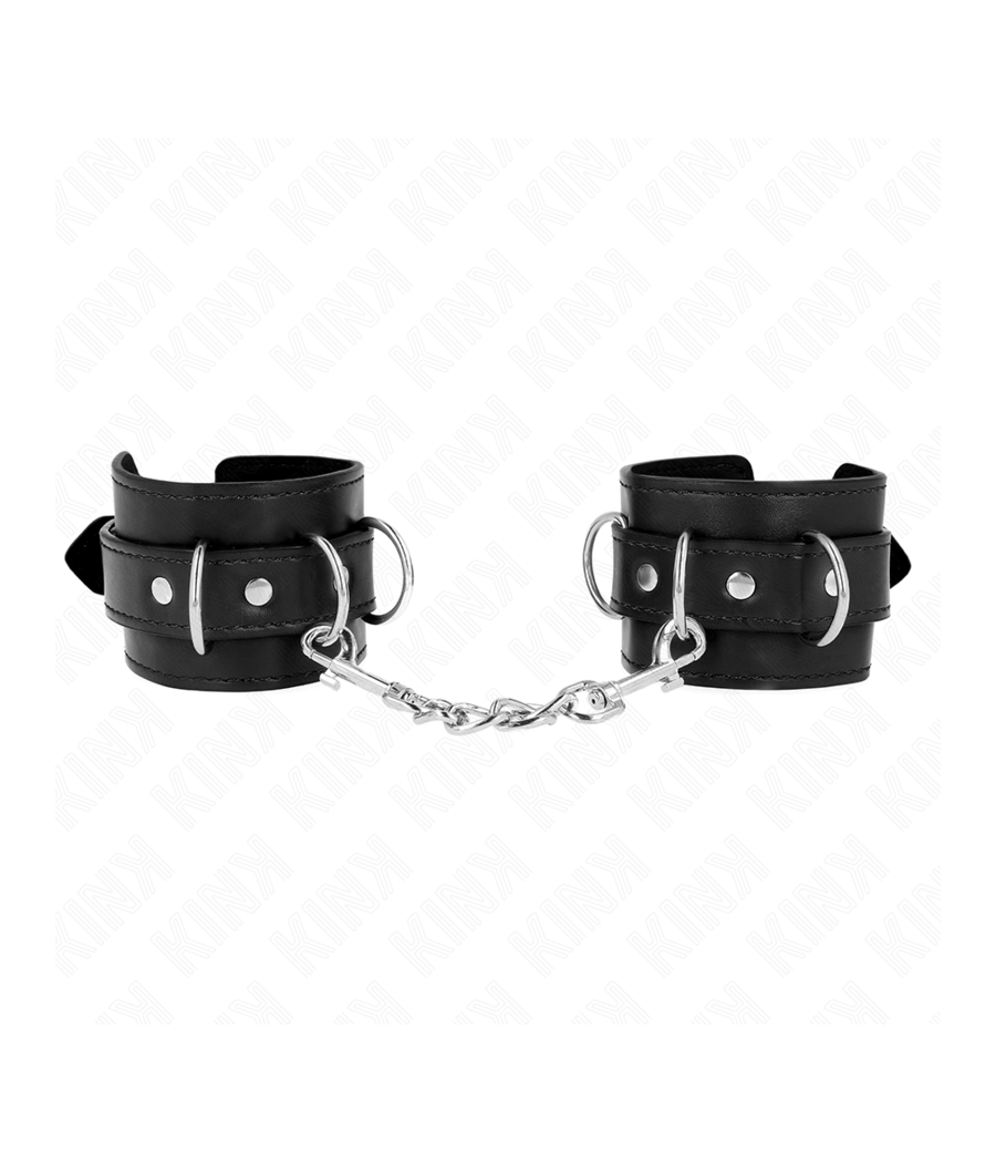KINK - RESISTENZA DA POLSO CON 3 ANELLI A D REGOLABILE NERO 17,5-25 CM X 6 CM