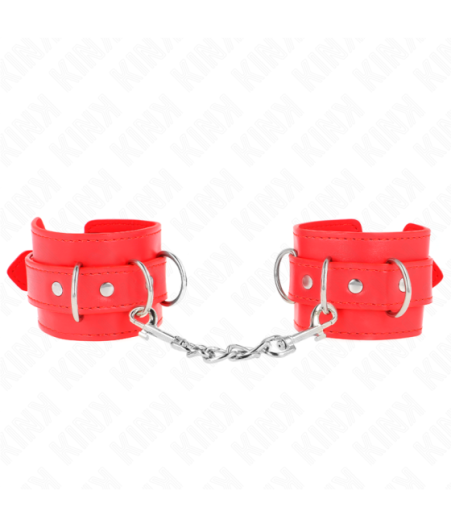 KINK - RESISTENZA DA POLSO CON 3 ANELLI A D REGOLABILE ROSSO 17,5-25 CM X 6 CM