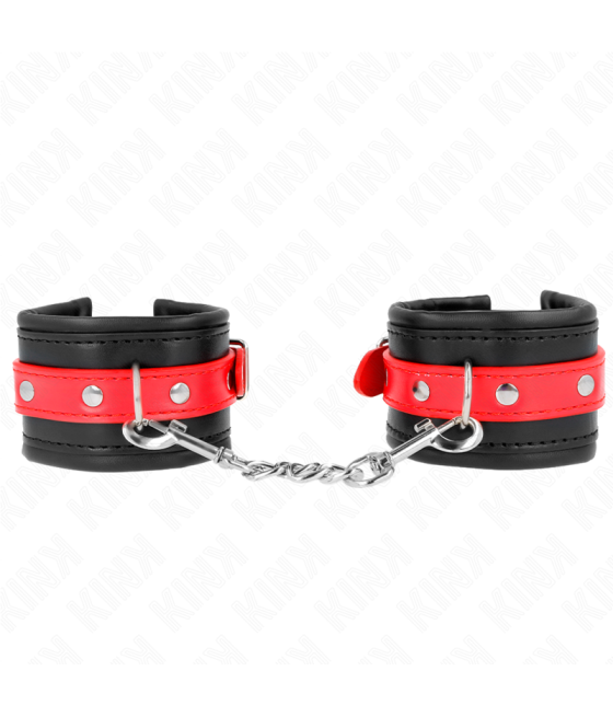 KINK - RESISTENZA DA POLSO NERA CON CINTURA ROSSA REGOLABILE 17-28 CM X 6 CM