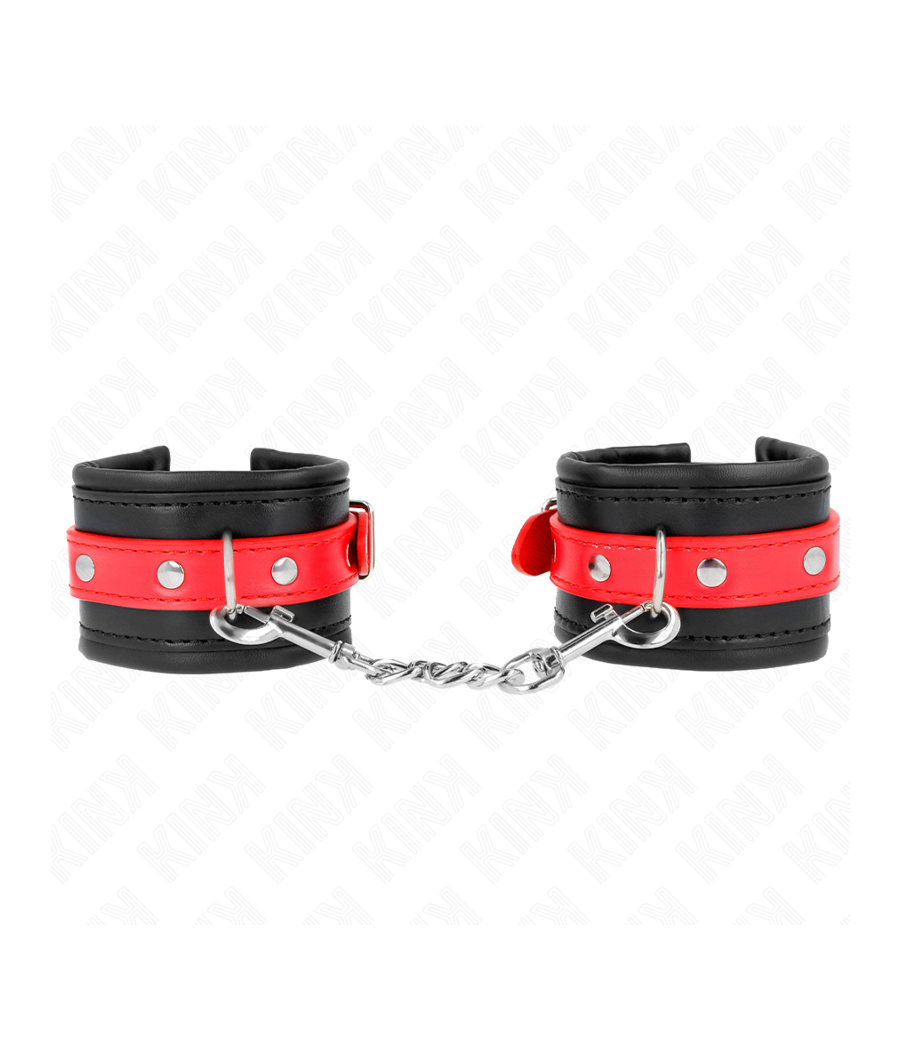 KINK - RESISTENZA DA POLSO NERA CON CINTURA ROSSA REGOLABILE 17-28 CM X 6 CM