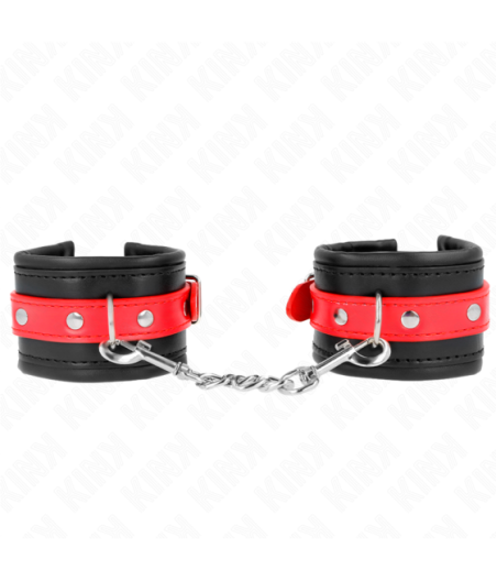 KINK - RESISTENZA DA POLSO NERA CON CINTURA ROSSA REGOLABILE 17-28 CM X 6 CM