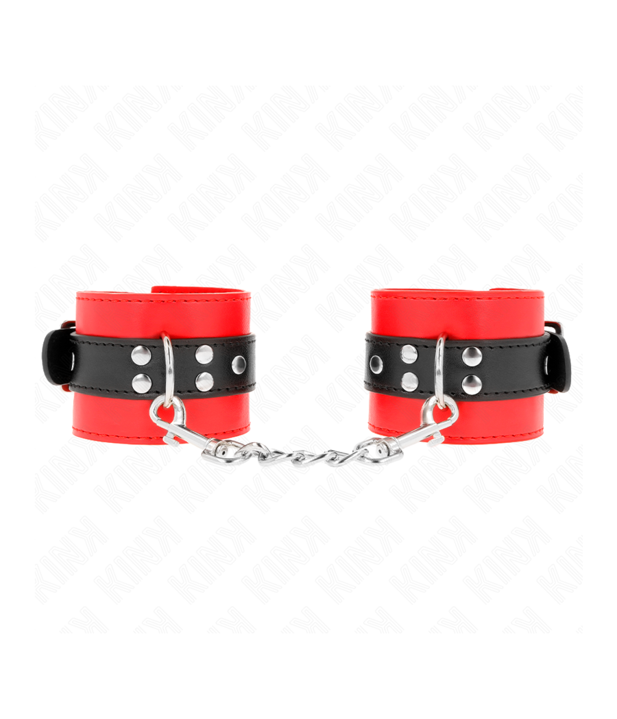 KINK - RESISTENZA DA POLSO ROSSO CON CINTURA NERA REGOLABILE 17-28 CM X 6 CM