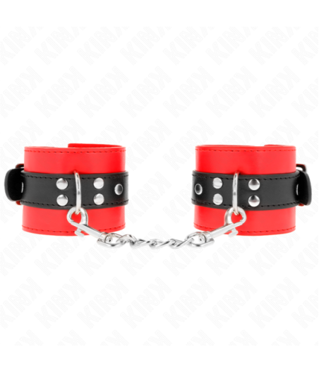 KINK - RESISTENZA DA POLSO ROSSO CON CINTURA NERA REGOLABILE 17-28 CM X 6 CM