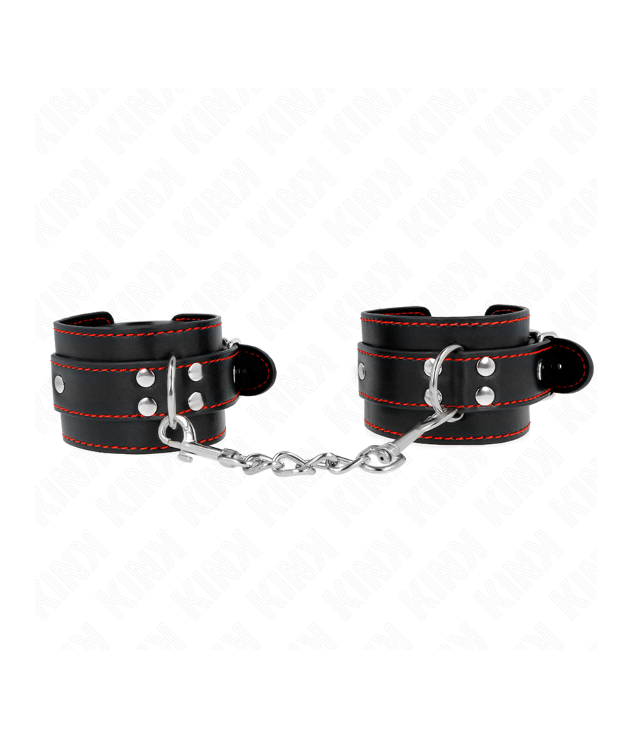 KINK - RESISTENZA DA POLSO NERA CON FODERA ROSSA REGOLABILE 20-28 CM X 5,5 CM