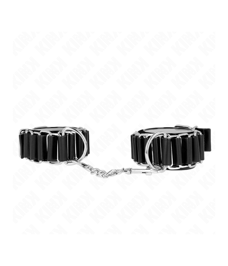 KINK - TENUTA DA POLSO SOTTILE A CERNIERA NERA REGOLABILE 16-22 CM X 3,5 CM