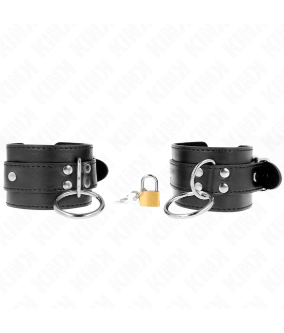 KINK - FERMAPOLSO CON BLOCCAGGIO O-RING NERO REGOLABILE 20-28 CM X 5,5 CM