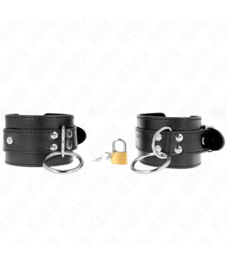 KINK - FERMAPOLSO CON BLOCCAGGIO O-RING NERO REGOLABILE 20-28 CM X 5,5 CM