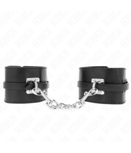 KINK - RESISTENZA DA POLSO DELUXE CON BLOCCAGGIO NERO REGOLABILE 14,5-21 CM X 6 CM