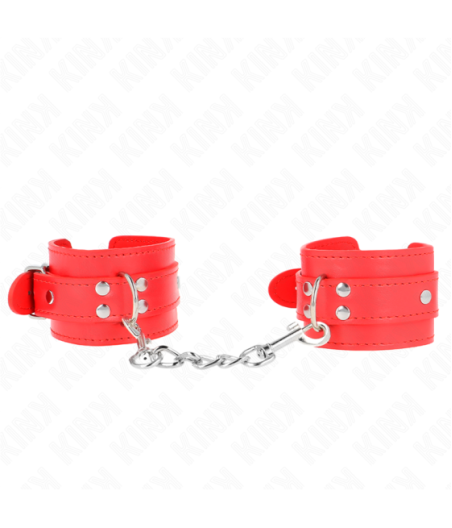 KINK - RESISTENZA DA POLSO SEMPLICE ROSSO REGOLABILE 20-23 CM X 5,5 CM