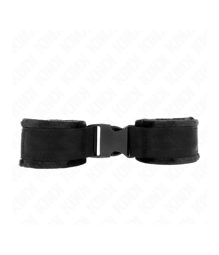 KINK - TENUTA DA POLSO IN NYLON HOOK&LOOP ROSSO-NERO MODELLO 1 REGOLABILE 25-35 CM X 6 CM