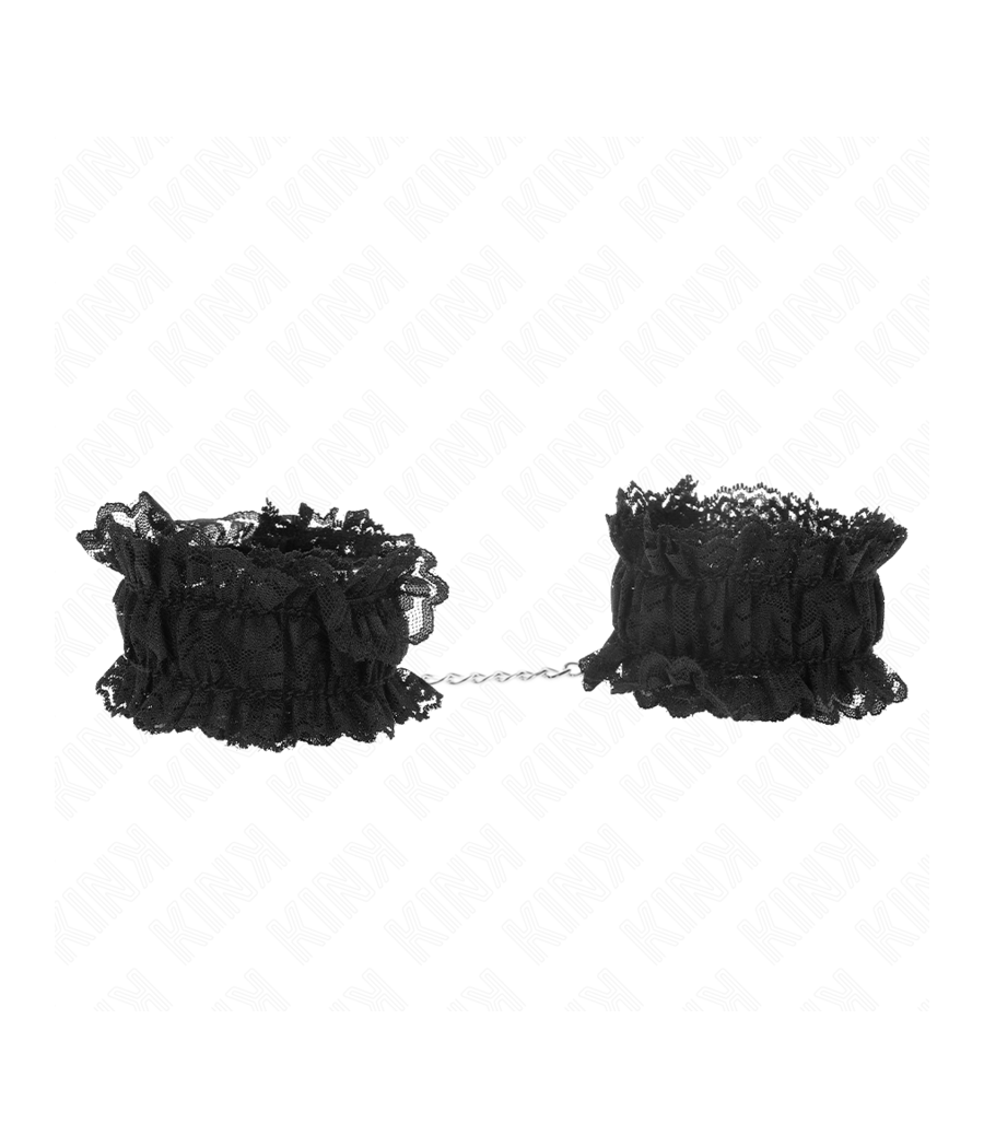 KINK - POLSO ELASTICO IN PIZZO NEGRO