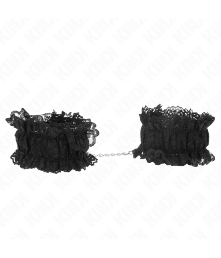 KINK - POLSO ELASTICO IN PIZZO NEGRO