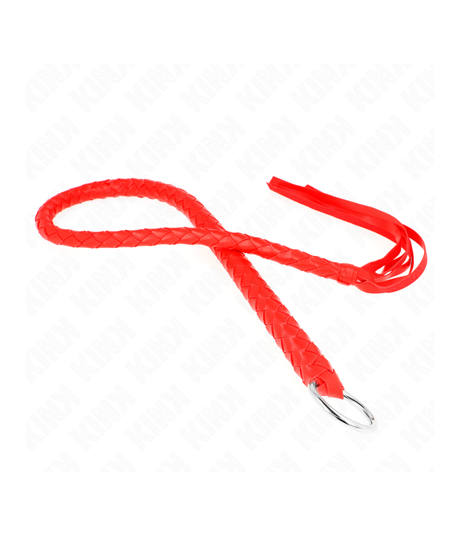 KINK - FRUSTA SERPENTE CON ANELLO MANO ROSSO 65 CM