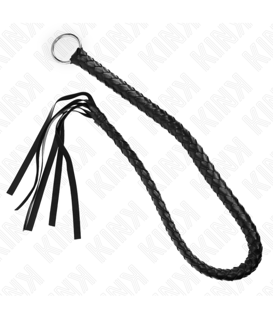 KINK - FRUSTA SERPENTE CON ANELLO MANO NERA 65 CM