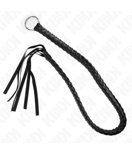 KINK - FRUSTA SERPENTE CON ANELLO MANO NERA 65 CM