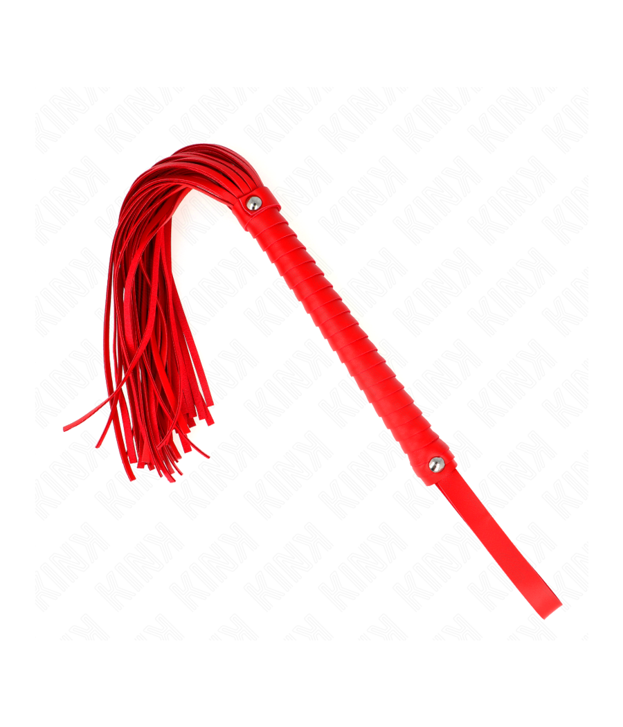 KINK - FRUSTA CON MANICO ROSSO STRUTTURATO 48,5 CM