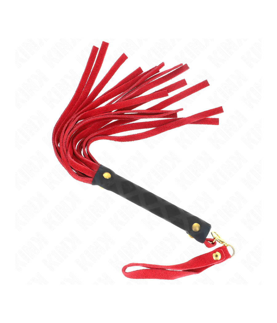 KINK - MINI FRUSTA IN CAMOSCIO ROSSO 30 CM