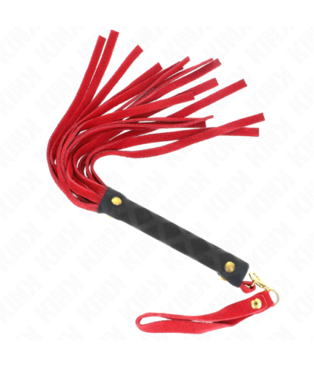 KINK - MINI FRUSTA IN CAMOSCIO ROSSO 30 CM
