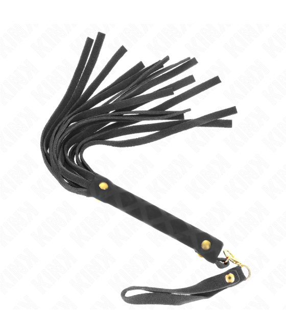 KINK - MINI FRUSTA IN CAMOSCIO NERO 30 CM