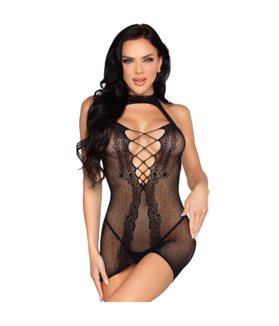 LEG AVENUE - MINI VESTIDO HALTER