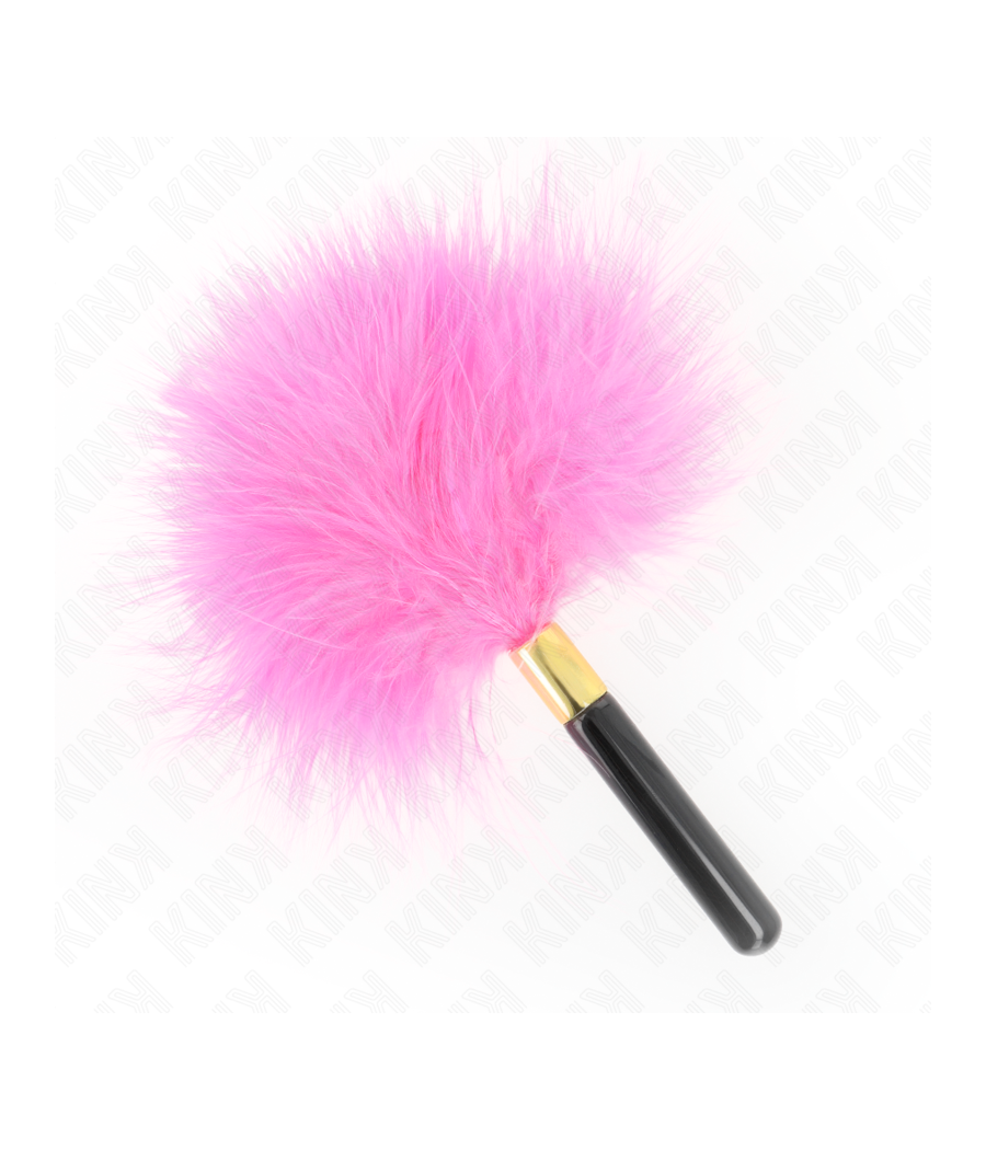 KINK - PIUME TICKLE IN METALLO ORO FUCSIA 18 CM