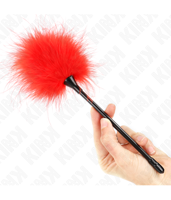 KINK - PIUME ROSSE TICKLE UTILIZZATE PER IL KIT BONDAGE 27 CM