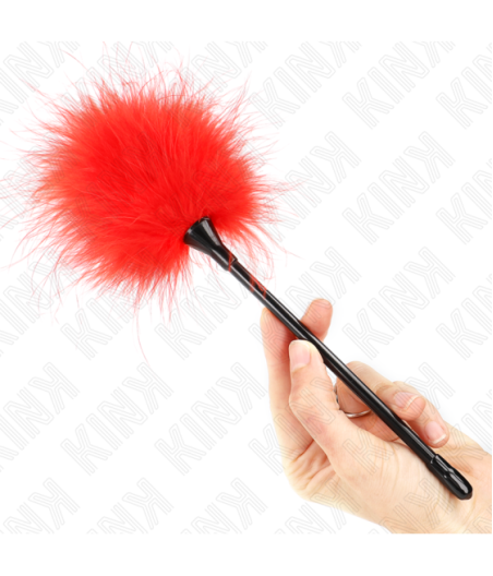 KINK - PIUME ROSSE TICKLE UTILIZZATE PER IL KIT BONDAGE 27 CM