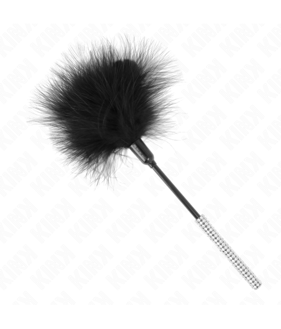 KINK - PIUME TICKLE CON MANICO STRASS 27 CM