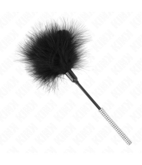 KINK - PIUME TICKLE CON MANICO STRASS 27 CM