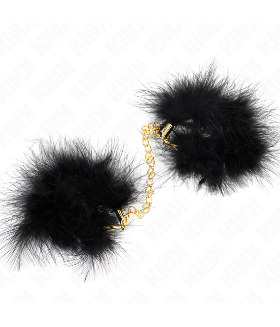 KINK - POLSINI IN PIUMA CON CATENA IN ORO MODELLO 0