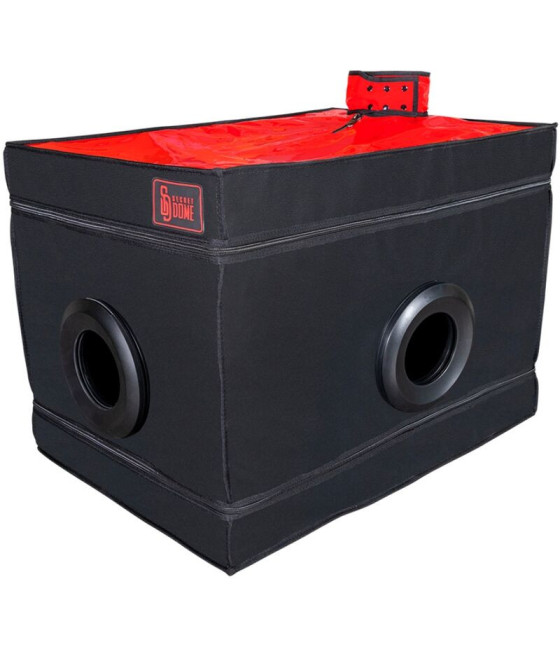 SECRET DOME - KINK CLUB LA NICHE CABIN NERO E ROSSO