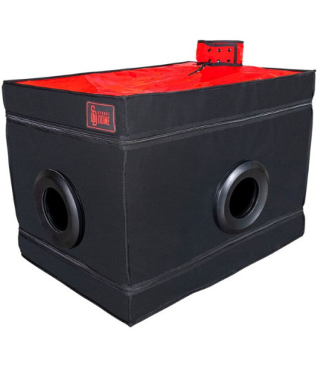 SECRET DOME - KINK CLUB LA NICHE CABIN NERO E ROSSO